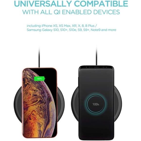 Wireless Charger, KEYMOX 5W charger compatible with all QI-Enable Devices - Picture 4 of 7